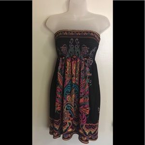 Strapless tube top shirt OR mini dress cute